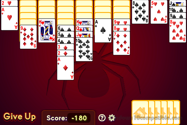 play old spider solitaire classic